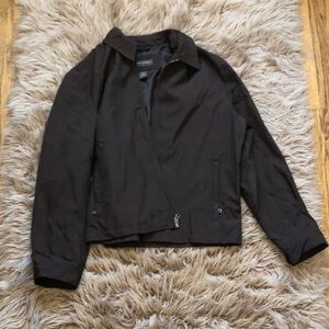 Banana Republic Black Bomber Jacket Casual Style